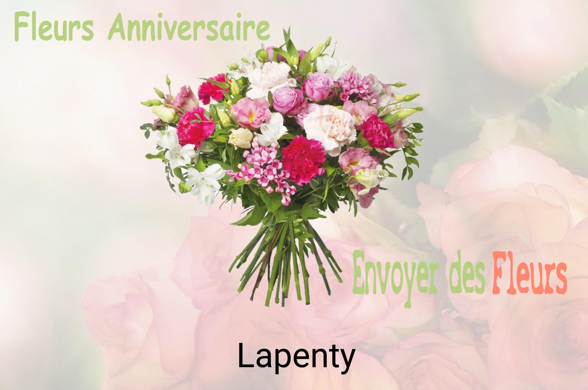 Bouquet de fleurs d’anniversaire livré à Lapenty