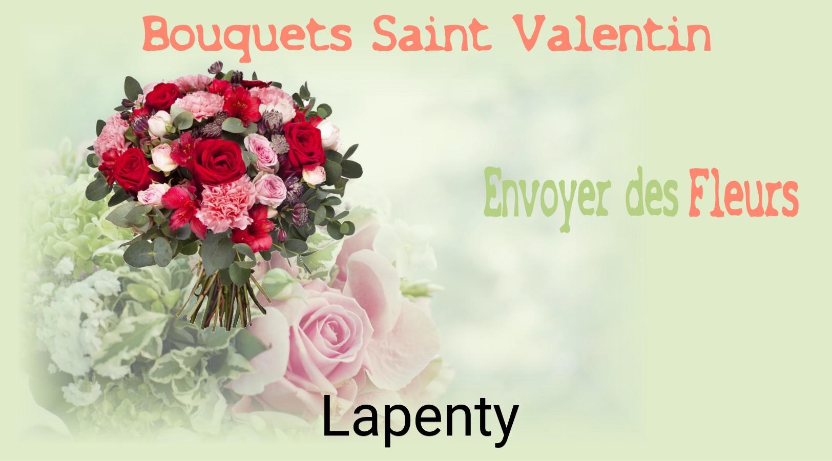 Roses de Saint-Valentin livrées à Lapenty